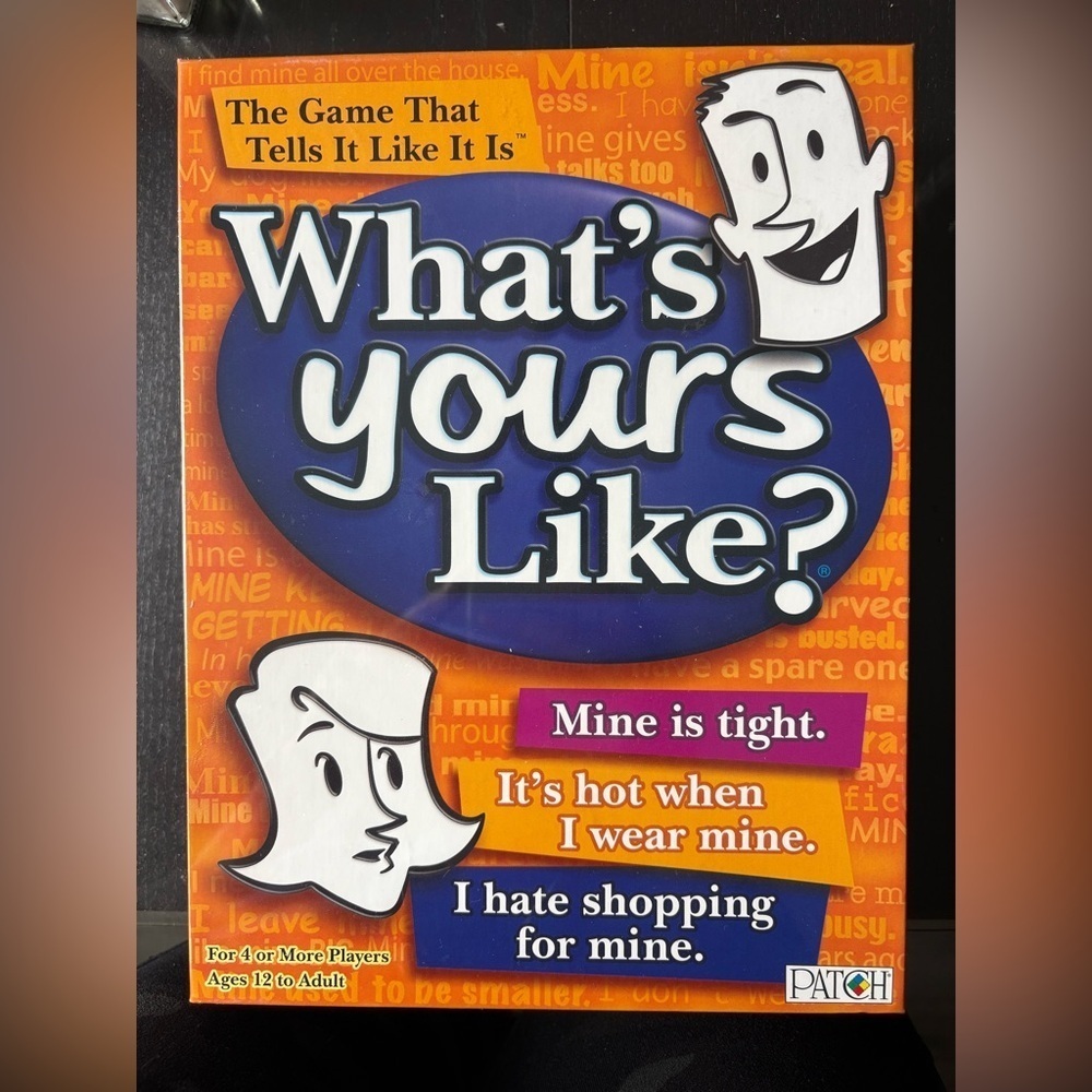 Family board game “What’s  yours like?” New sealed box